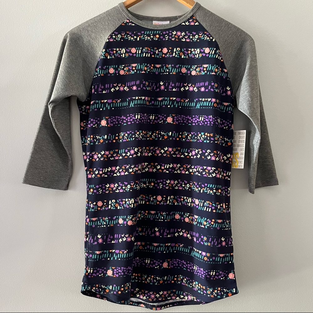 NWT LuLaRoe Striped Floral Randy Size XXS